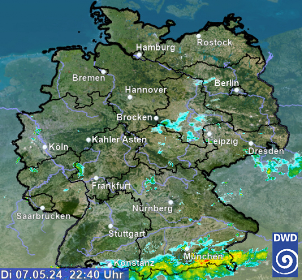 Wetter Radar Bayern