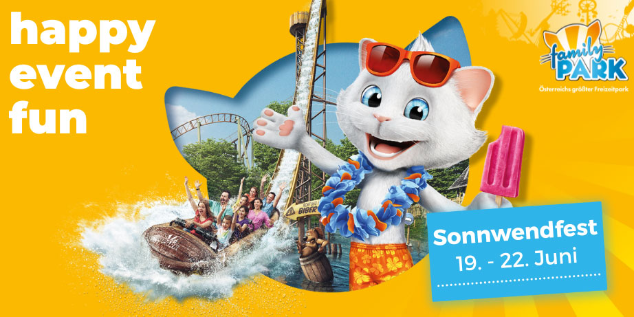 Familienspaß beim Sonnwendfest im Familypark